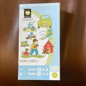 Cricut Nate's ABCs Shapes Cartridge -